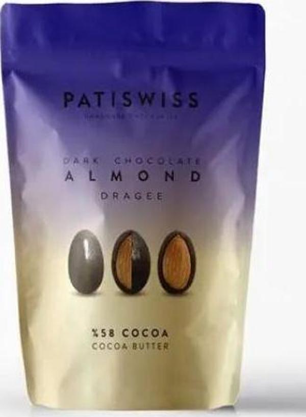 Patiswiss Bitter Çikolatalı Badem Draje - Image 1