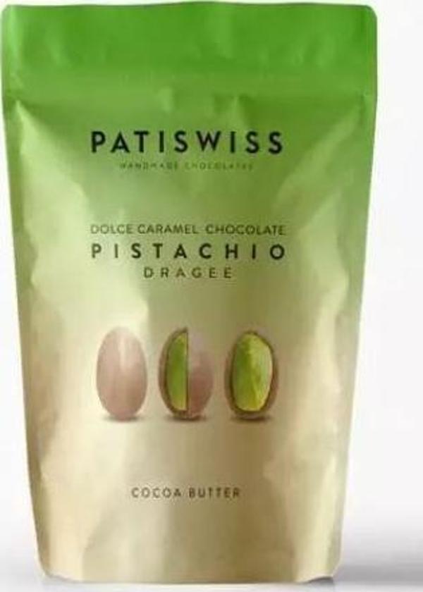 Patiswiss Dolce Karamel Çikolatalı Antep Fıstığı Draje - Image 1