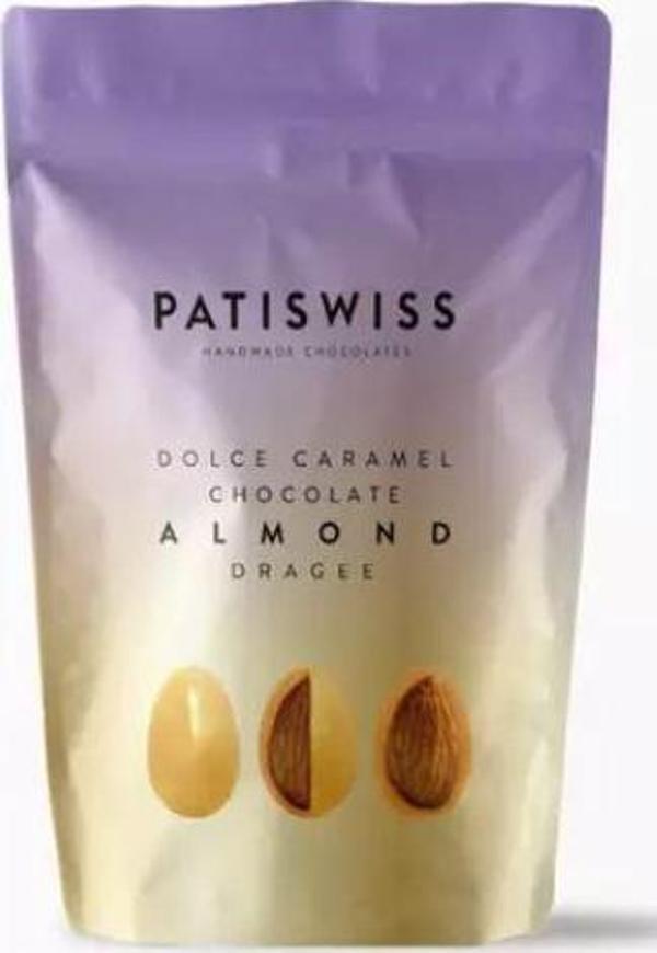 Patiswiss Dolce Karamel Çikolatalı Badem Draje - Image 1