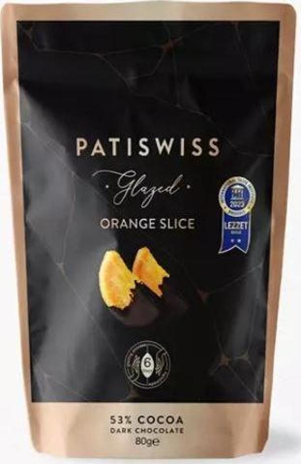 Patiswiss Glazed Bitter Çikolatalı Portakal Dilimi - Image 1