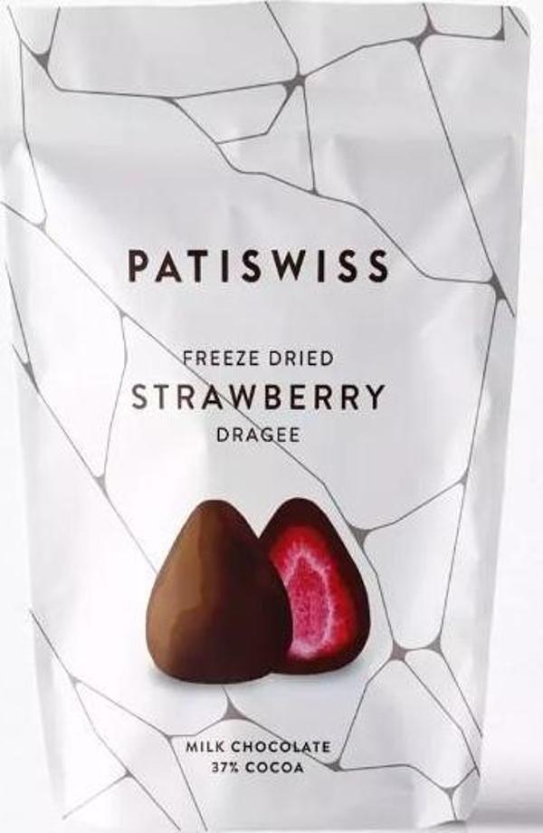 Patiswiss Sütlü Çikolatalı Çilek Draje - Image 1