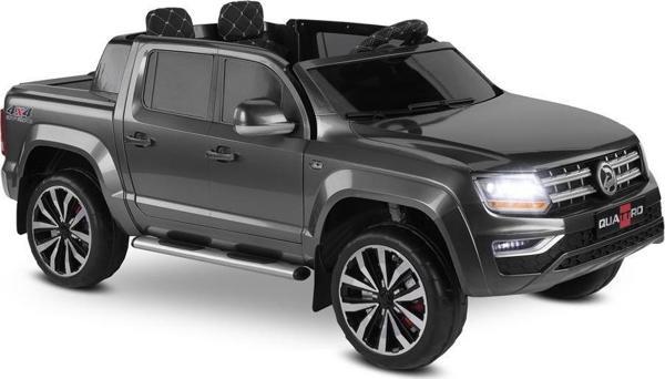 BABYHOPE 441 QUATTRO 4X4 24V KUMANDALI AKÜLÜ ARABA METALİK BOYALI FÜME - Image 1