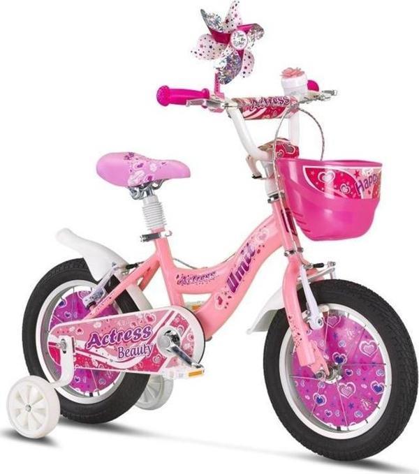 ÜMİT 1464 ACTRESS-BMX-SEPET-V-KIZ ÇOCUK BİSİKLETİ 14 JANT PEMBE - Image 1