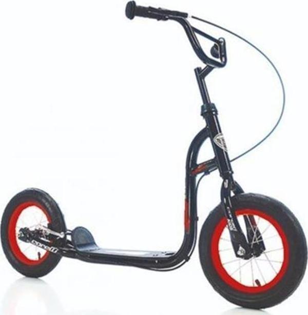 CORELLİ SLIPPY SCOOTER V 12 JANT SİYAH KIRMIZI - Image 1