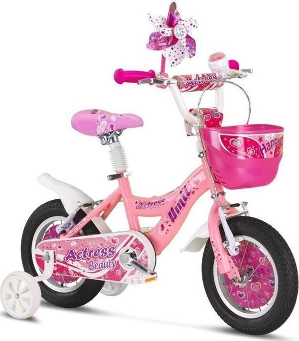 ÜMİT 1264 ACTRESS-BMX-SEPET-V-KIZ ÇOCUK BİSİKLETİ 12 JANT PEMBE - Image 1