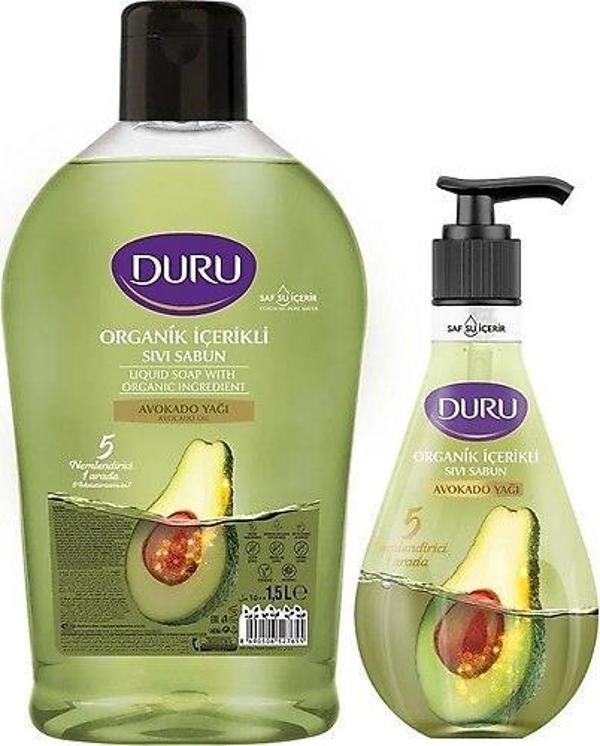 Duru Sıvı Sabun 1,5 Lt + 500 ml. Avokado - Image 1