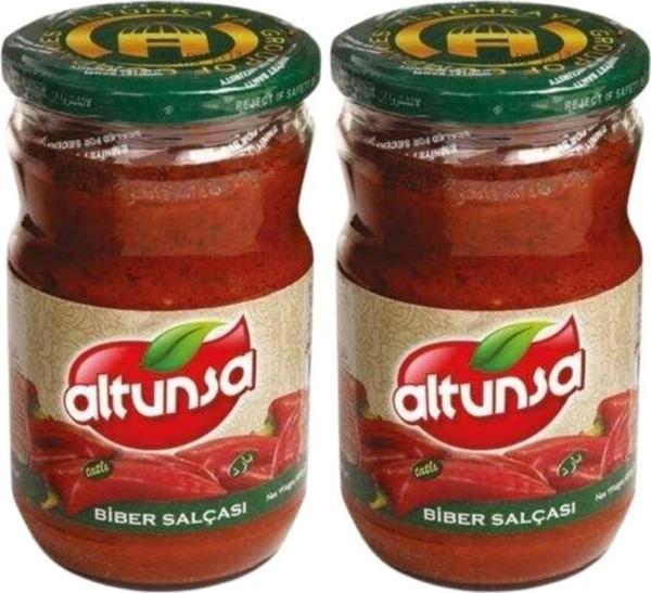 Altunsa Biber Salçası Tatlı 650 G x 2 Adet - Image 1