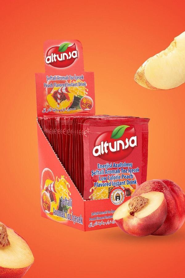 Altunsa Şeftali Aromalı Soğuk Toz Içecek 9 gr X 24 Adet - Image 1