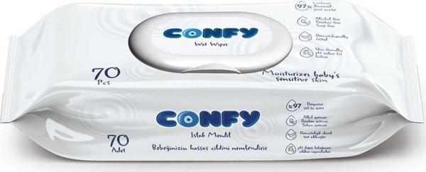 Confy Premium Islak Mendil Soft Care 70 Adet - Image 1