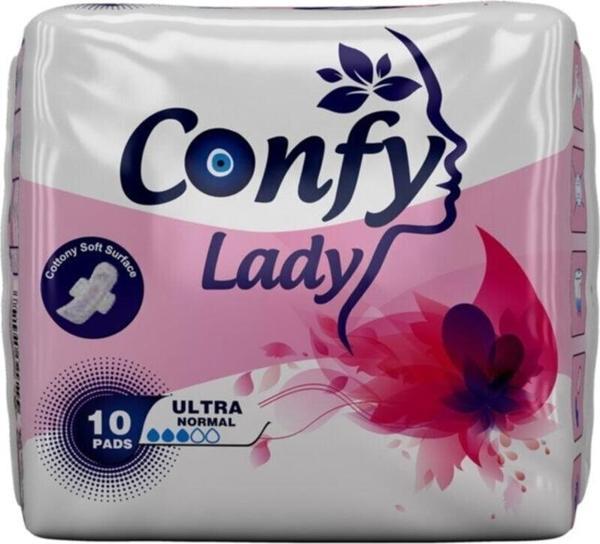 Confy Lady Hijyenik Ped Ultra Normal 10 Adet - Image 1