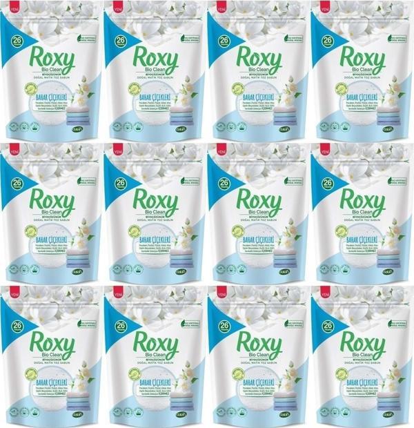 Dalan Roxy Bio Clean Matik Sabun Tozu 800gr Bahar Çiçekleri (12 Li Set) (312 Yıkama) - Image 1