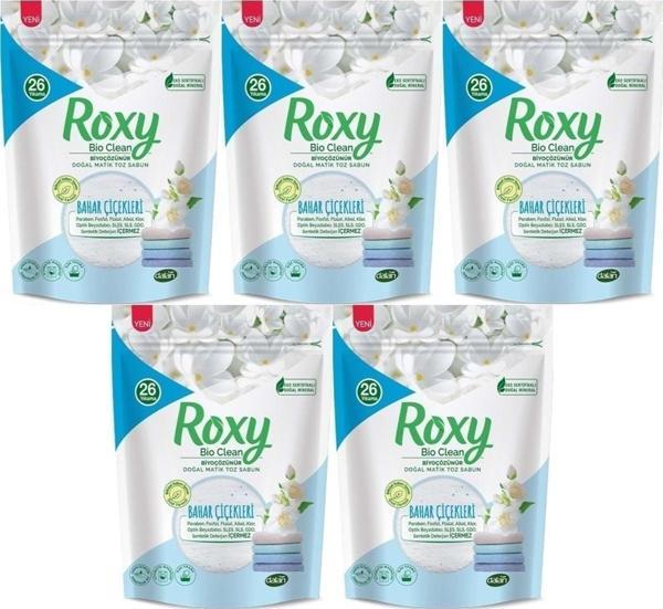 Dalan Roxy Bio Clean Matik Sabun Tozu 800gr Bahar Çiçekleri (5 Li Set) (130 Yıkama) - Image 1