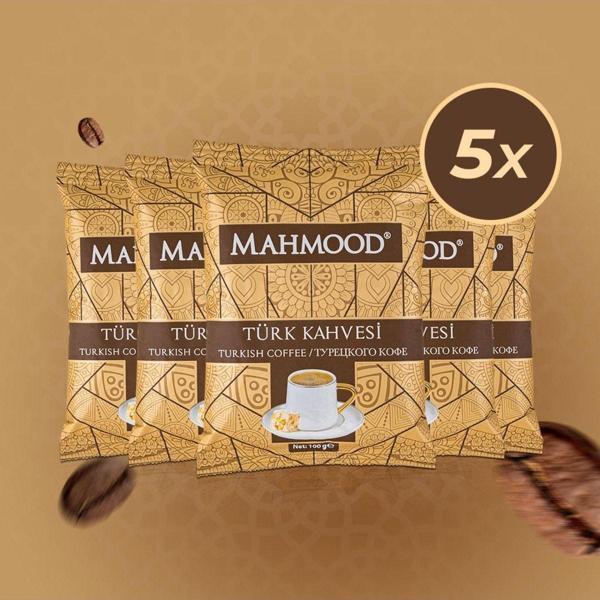 Mahmood Orta Kavrulmuş Türk Kahvesi 100 gr X 5 Adet - Image 1