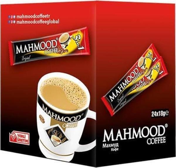Mahmood Coffee 3'ü 1 Arada Hazır Kahve 24 Adet X 18 Gr - Image 1