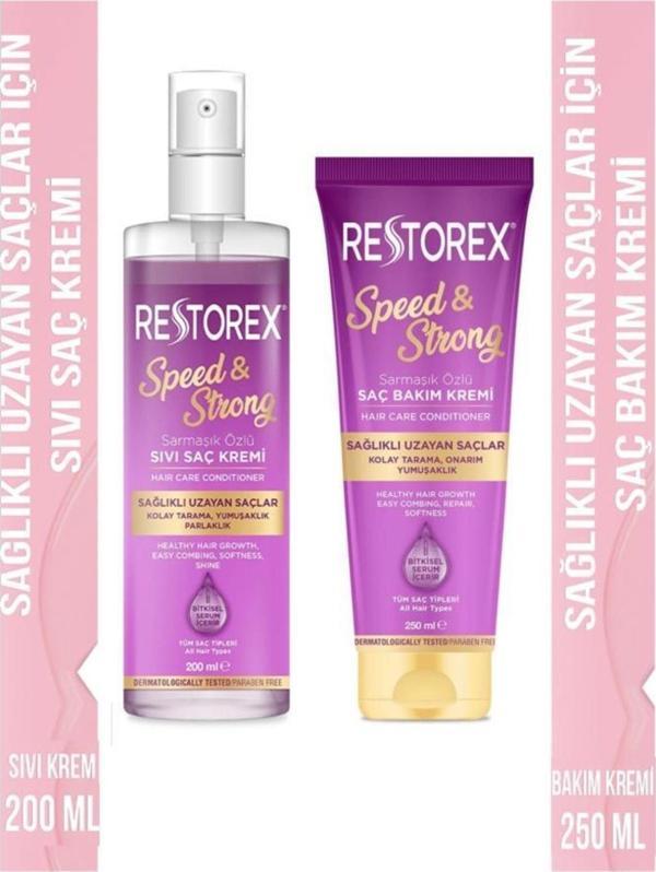Restorex Speed Strong Sıvı Saç Kremi 200 Ml&krem 250 Ml - Image 1