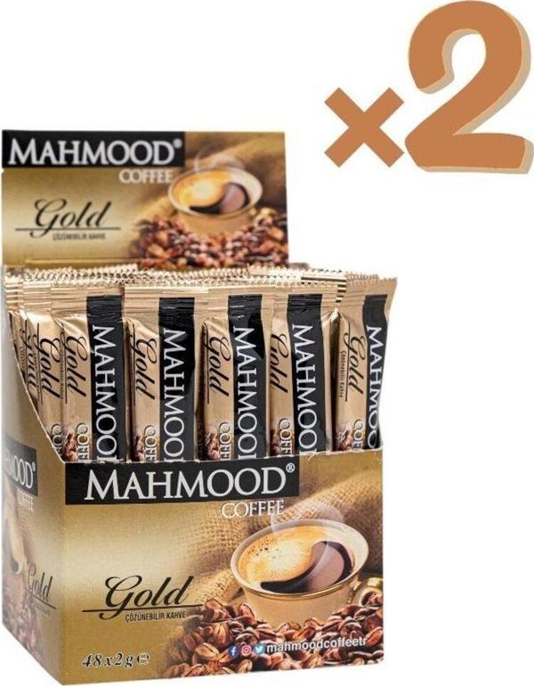 Mahmood Coffee Gold Hazır Granül Kahve 48 Adet X 2 gr (2Lİ SET) - Image 1