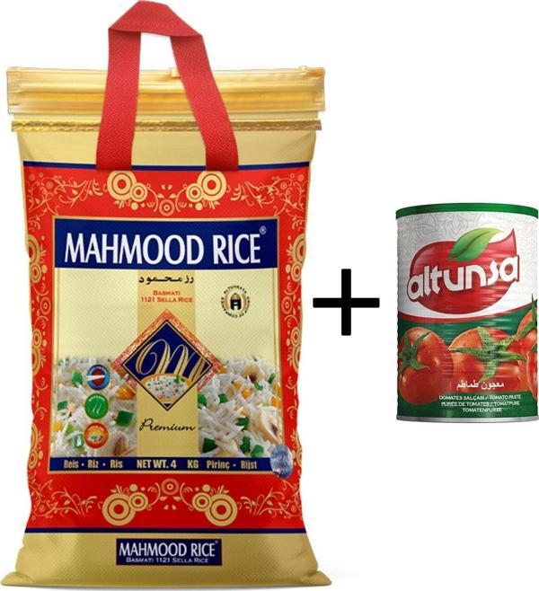 Mahmood Rıce 1121 Basmati Pirinç 4 Kg - Altunsa Domates Salçası 830 gr - Image 1