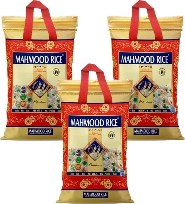 Mahmood Rıce 1121 Basmati Pirinç 4 Kg X 3 Adet - Image 1