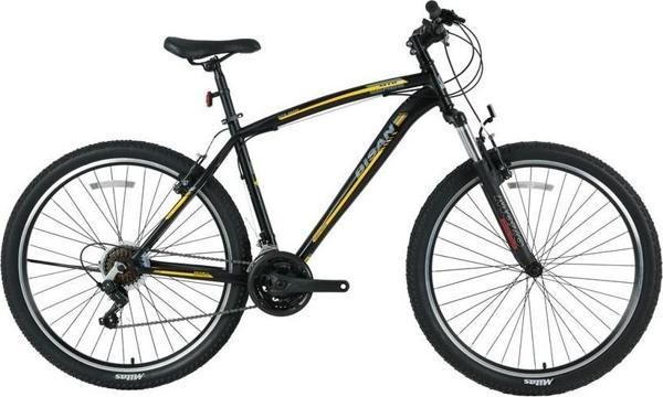 BİSAN MTS 4600 ERKEK DAĞ BİSİKLETİ 48CM V 29 JANT 21 VİTES MAT SİYAH SARI - Image 1