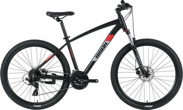BİSAN MTX 7200 ERKEK DAĞ BİSİKLETİ 48CM MD 26 JANT 24 VİTES MAT SİYAH KIRMIZI - Image 1