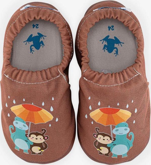 Umbrella Flower Hyper Tarçın Kahve Barefoot Akıllı Patik - Image 1