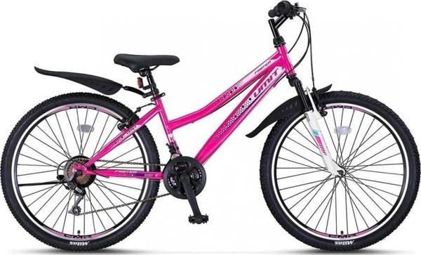 ÜMİT 2469 FASTER KADIN DAĞ BİSİKLETİ V 24 JANT 21 VİTES PEMBE LİLA - Image 1