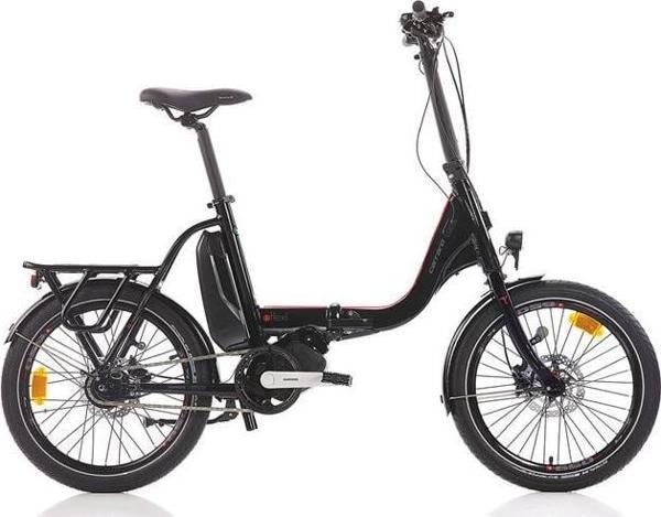 CARRARO E-FLEXI KATLANIR BİSİKLET 460H HD 20 JANT NEX.8 VİTES MAT SİYAH KIRMIZI GRİ - Image 1