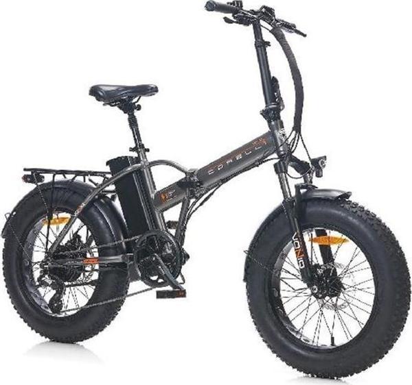 CORELLİ VONIQ FAT BIKE ELEKTRİKLİ KATLANIR BİSİKLET  42CM MD 20 JANT 8 VİTES GRİ - Image 1