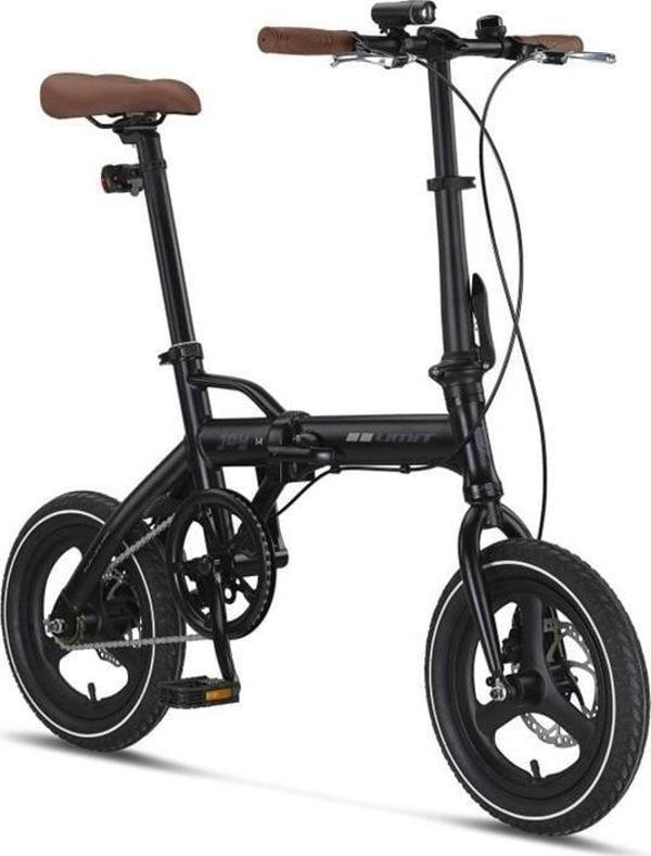 ÜMİT 1435 JOY 2D KATLANIR BİSİKLET 357H MD 14 JANT 1 VİTES SİYAH - Image 1