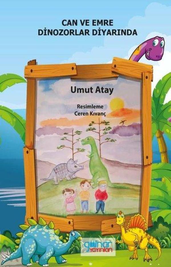Can ve Emre Dinozorlar Diyarında - Gülnar Yayınları - Image 1