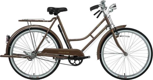 BİSAN ROADSTAR CLASSIC KADIN HİZMET BİSİKLETİ 57CM V 26 JANT 1 VİTES KAHVERENGİ SİYAH GOLD - Image 1