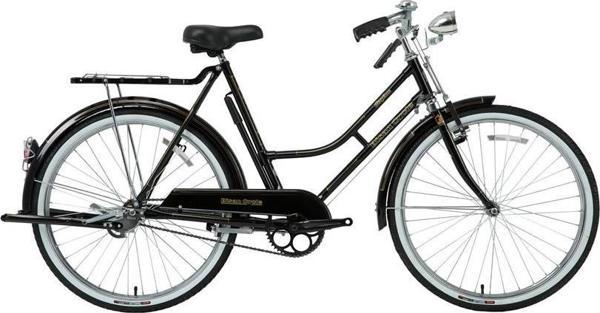 BİSAN ROADSTAR CLASSIC KADIN HİZMET BİSİKLETİ 57CM V 26 JANT 1 VİTES PARLAK SİYAH GOLD - Image 1
