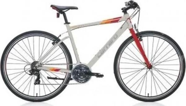 CARRARO SPORTIVE 321 ERKEK ŞEHİR BİSİKLETİ 520H V 28 JANT 21 VİTES MAT GRİ KIRMIZI TURUNCU - Image 1