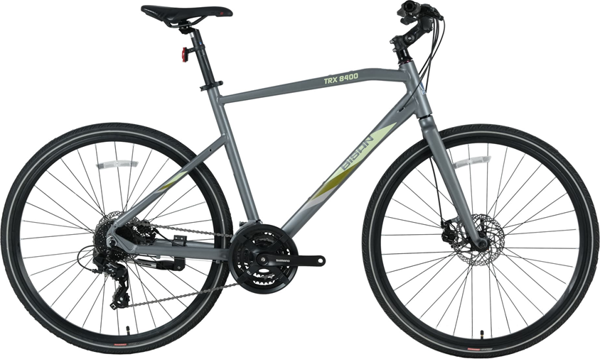 BİSAN TRX 8400 ALTUS ERKEK ŞEHİR BİSİKLETİ 52CM HD 28 JANT 27 VİTES GRİ YEŞİL SARI - Image 1