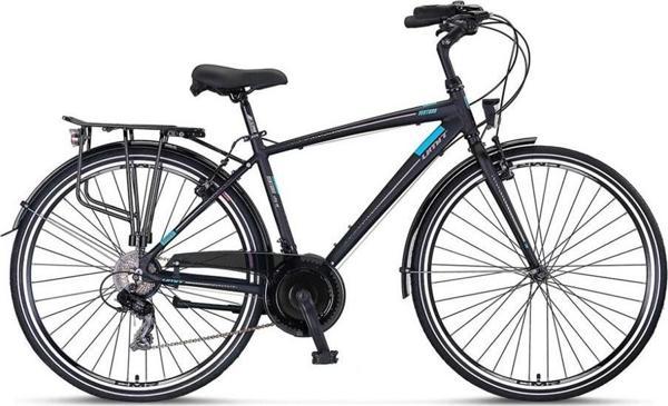 ÜMİT 2838 VENTURA M-DMD ERKEK ŞEHİR BİSİKLETİ V 460H 28 JANT 21 VİTES SİYAH MAVİ - Image 1
