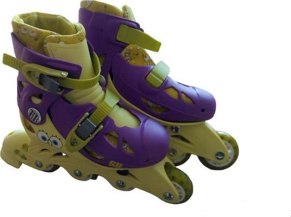 VARDEM SÜNGER BOB  TEKERLEKLİ AYARLI PATEN S BEDEN 29-32 EFLATUN SARI - Image 1