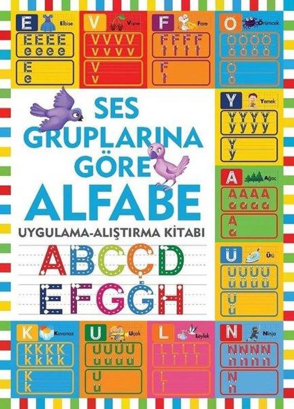 Ses Gruplarına Göre Alfabe-Uygulama Alıştırma Kitabı - Halk Kitabevi Yayınevi - Image 1