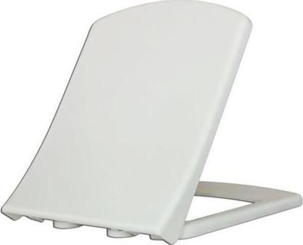 Visam Lotus Yavaş Kapanan Termoplast Klozet Kapağı (Üstten Sıkmalı) - Image 1