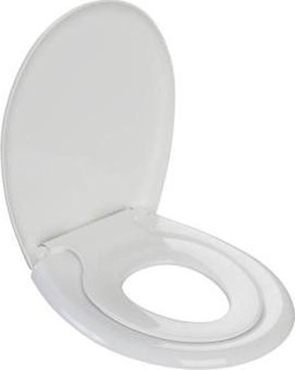 Visam Leylak Çocuk Oturaklı Yavaş Kapanan Termoplast Klozet Kapağı (Üstten Sıkmalı) - Image 1