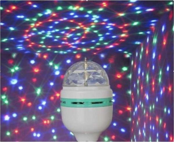 Mu Disco Ampül Led Işıklı Döner Başlıklı - Magic Bulp - Image 1