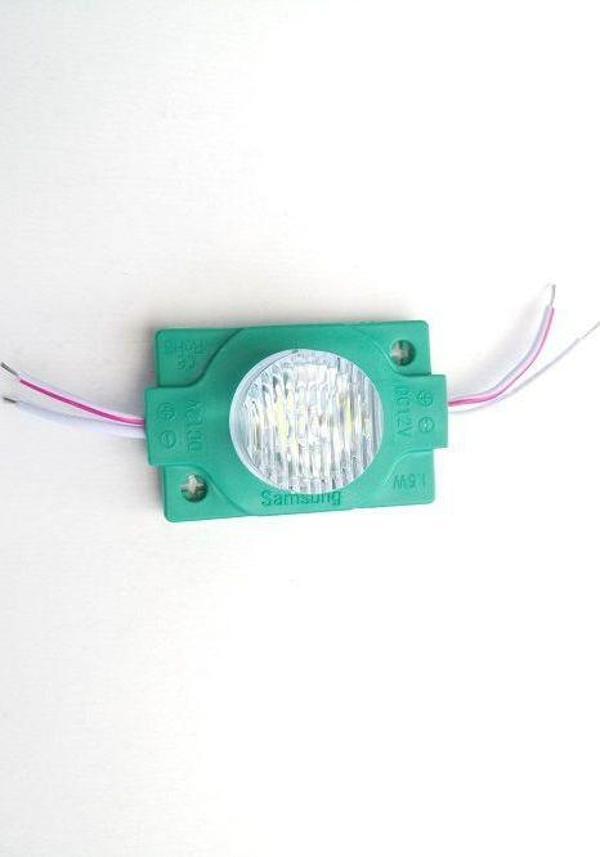 MODÜL LED 2 WATT DİK AÇI LNSLİ YEŞİL-5 ADET - Image 1