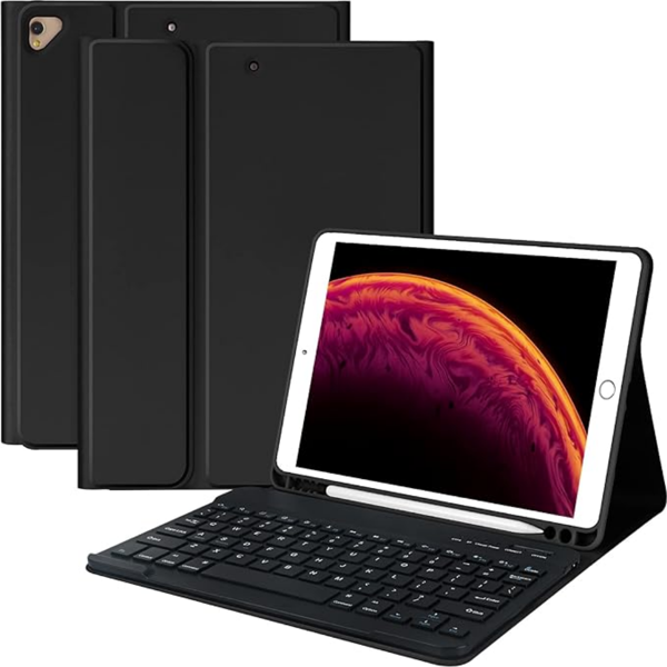 Qpen iPad Pro 2022 12.9 inç  Uyumlu Klavyeli Tablet Kılıf - Image 1