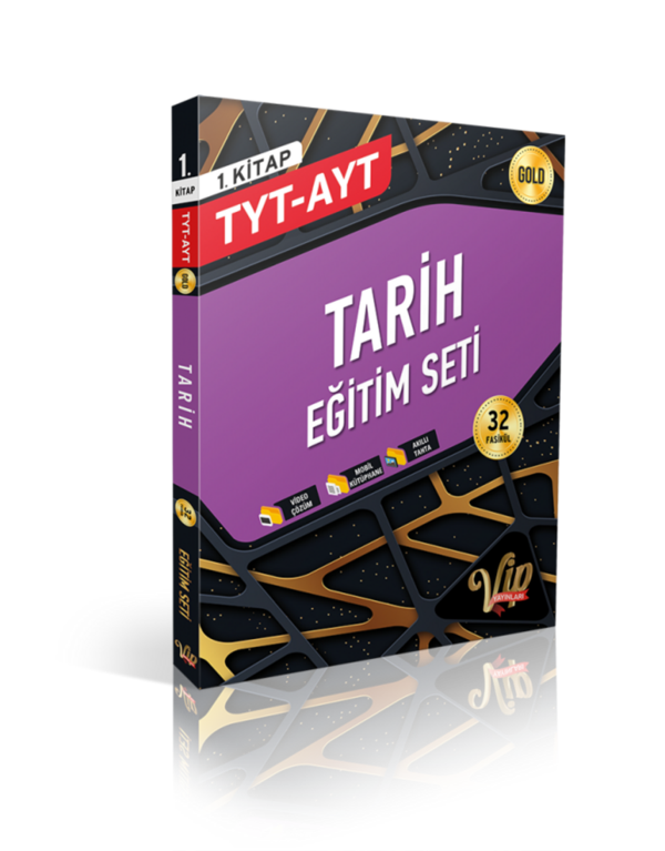 Vip Yayınları TYT-AYT Tarih Eğitim Seti 1. Kitap - (GOLD) 32 Fasikül - Image 1