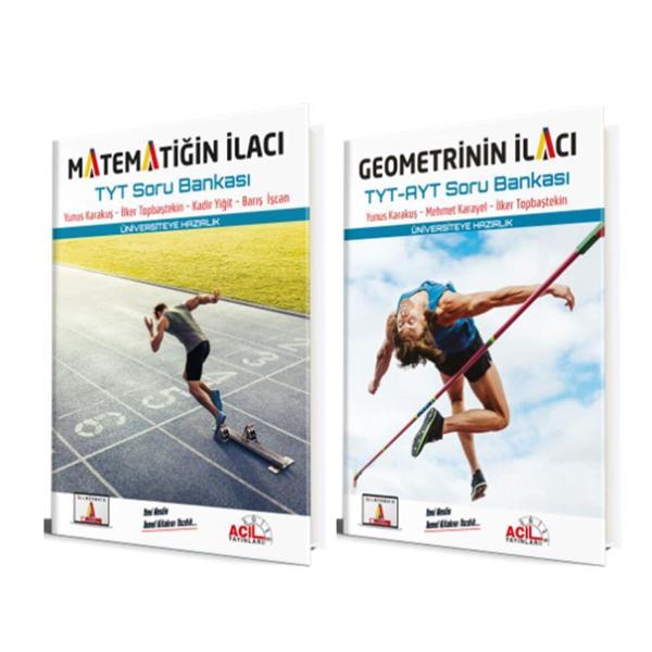 Acil Yayınları TYT Matematiğin İlacı ve Geometrinin İlacı Soru Bankası Seti 2 Kitap - Acil Yayınları - Image 1