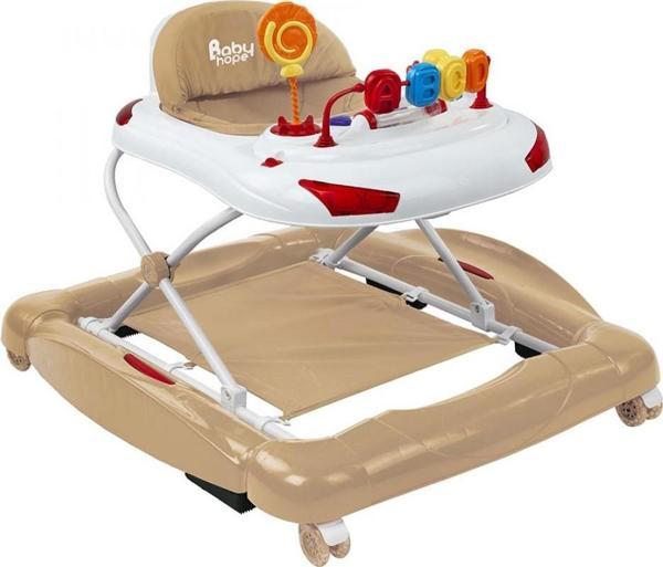 Babyhope 219 Tobby Salla Yürüteç Müzikli Oyuncaklı Lüks Yürüteç | Örümcek - Image 1