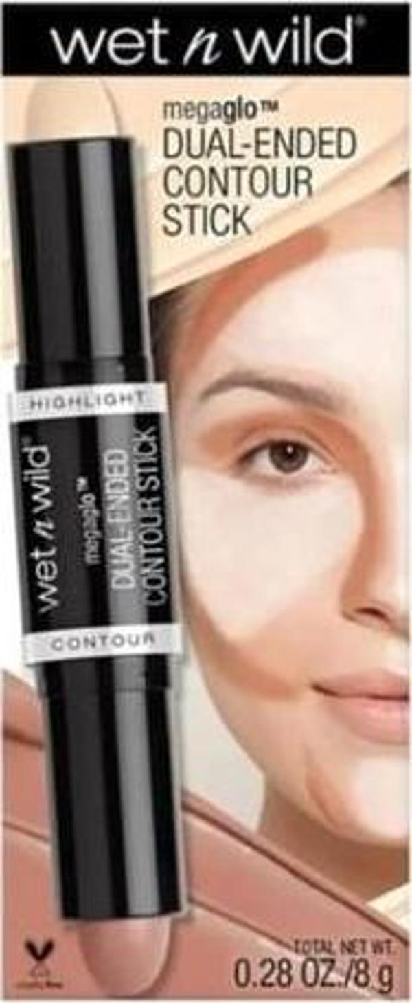 wet n wild MegaGlo Dual-Ended Stick Kontür Light/Medium - Image 1