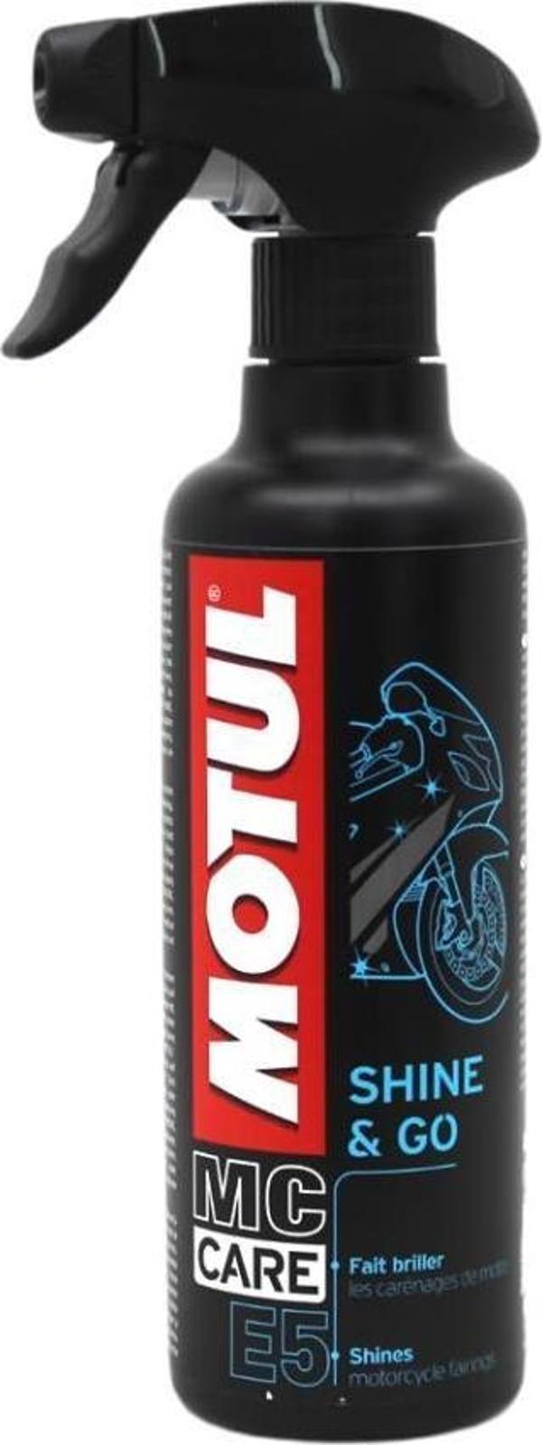 Motul E5 Shine & Go 400 Ml Hızlı Cila Ve Parlatıcı Sprey - Image 1