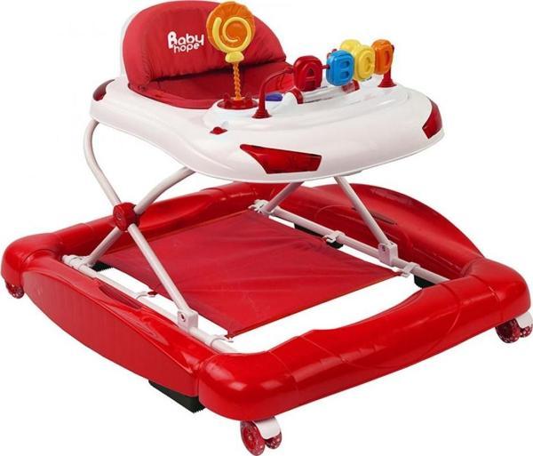 Babyhope 219 Tobby Salla Yürüteç Müzikli Oyuncaklı Lüks Yürüteç | Örümcek - Image 1