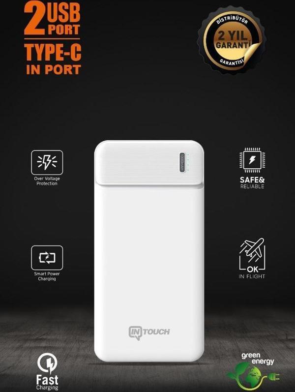 İntouch 10.000 Mah Max-In Slim Powerbank - Image 1
