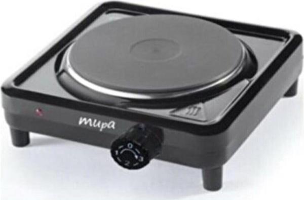Mupa (2010) 1500 Watt Tekli Elektrikli Ocak Siyah - Image 1